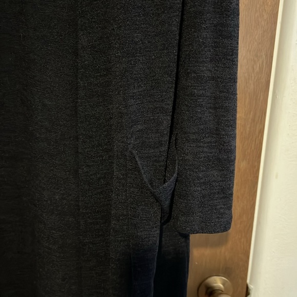 Unbranded Women's Knitted Long Lightweight Cardigan Coat With Pockets - Picture 3 of 7